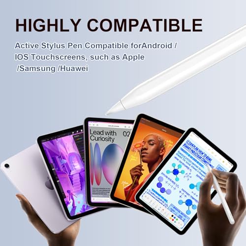 Caneta Stylus Android para Samsung Galaxy Tab A11+/A11/A9/A9Plus/A8/A8plus/A7/A7lite Tablet S Pencil Toque Sensível Caneta (Preto)