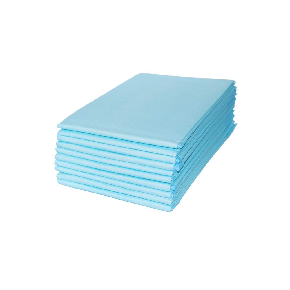 Disposable Incontinence Bed Pads with Heavy Absorbency for Adults,Baby,Women and Pet,Waterproof,Heavy Absorbency Incontinence Blue Underpads(24"x36"10pack): Health & Personal Care