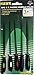 5 Piece Set of Needle Files with Color Coded Handles, 5.5 inches long