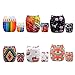 ALVABABY New Positioning and Printed Design Reuseable Washable Pocket Cloth Diaper 6 Nappies + 12 Inserts 6DM40