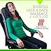 Shiatsu Massage Cushion with Heat - Full Back, Neck and Thigh Vibration Massager Seat with Remote Control - Targeted Deep Kneading - Soothes, Relaxes and Relieves Aches and Pains - by COMFYSURE