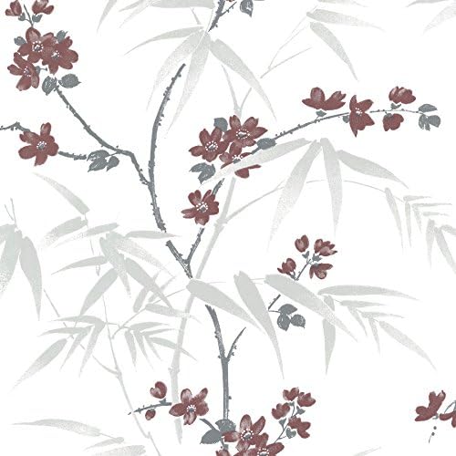 Sandudd SD5214-1 Yoshino Cherry Blossom Wallpaper, White