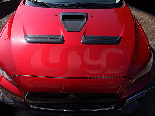 Car Styling Carbon Fiber Front Hood Vents Fit For 2008