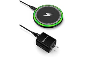 AILKIN Wireless Charger Samsung S26, 15W Android Wire Less Charging Pad for Galaxy S25 Ultra S25+ S24, Fast Charging Station with Block for Google Pixel 10 Pro XL/9a Android iPhone 17 16 Cargador inalámbrico
