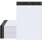 Poly Mailers Shipping Bags 10x13 inch 500 Pack Polymailers Envelopes for Clothing and Clothes Packaging - Mailing Envelopes, Mailer Bags, Polybags Packing Supplies for Small Business-White