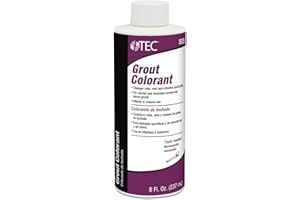 TEC Grout Colorant - Refresh and Seal or Change Grout Joint Color | A Faster and Easier Alternative to Regrouting Tile | 8 oz. Application Covers up to 350 sq. ft. - 949 Silverado