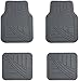 Amazon Basics 4 Piece Car Floor Mat, Gray