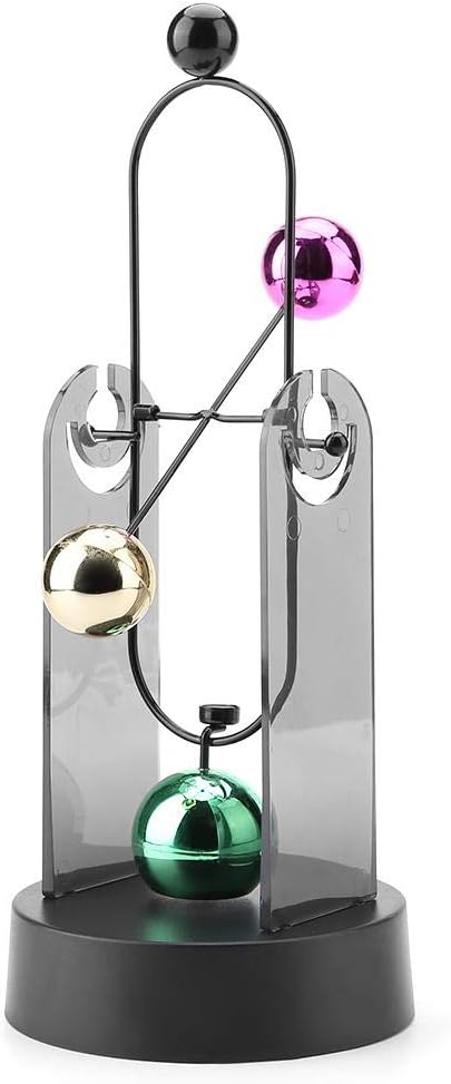 Giroscopio Sospeso Da Scrivania - Illusione Ottica Antigravit&agrave; - Giocattolo Antistress Per Ufficio E Casa