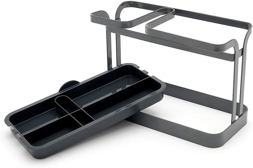 simplywire - Sink Tidy/Caddy - Retro Flat Wire Kitchen Sink Organiser - Grey - Image 5