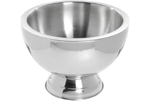 HUBERT® Punch Bowl with Hammered Finish and Double Wall Stainless Steel 15 Liter (4 Gallon)