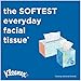 Kleenex Trusted Care Everyday Facial Tissues, Flat Box,