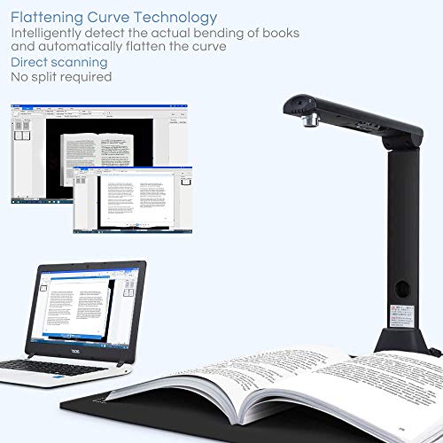 ICODIS X9 Book Scanner & Document Camera 21MP High Definition Portable