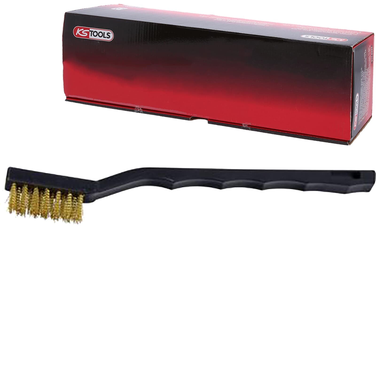 KS Tools 201.2316 170mm Sparkplug Wire Brush Brass