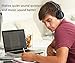 Active Noise Cancelling Headphones with Microphone/Controller, Monodeal Lightweight Wired Earphones On Ear, Deep Bass Foldable Travel Headset with Carrying Case, 20 Hours Playtime - Black …
