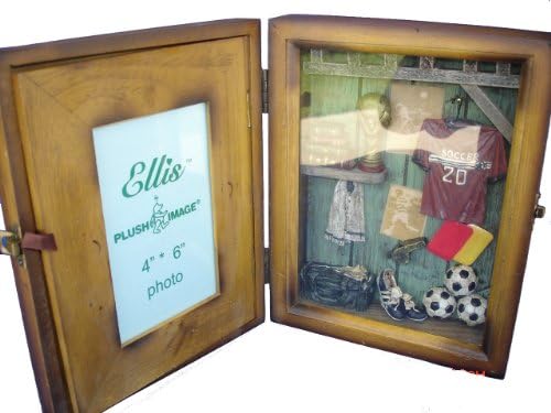 Soccer Shadow Box Picture Photo Frame, Great Gift for Home Decor, Wall Decor Art, Or, Tabletop Decor