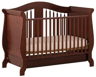 Stork Craft Aspen Stages Fixed Side Crib Cherry B002wykjpi