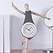 WINGOFFLY® Unique Design Silicone Waterproof Bathroom Kitchen Mini Clock (Grey)