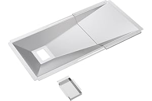 LS'BABQ Adjustable Grease Tray with Catch Pan for Most 3/4/5 Burner Gas Grill Universal 23.6"-31.5" Drip Pan Grill Replacement Part for Nexgrill 720-0830H 720-0882A Charbroil, Expert Grill, Dyna Glo
