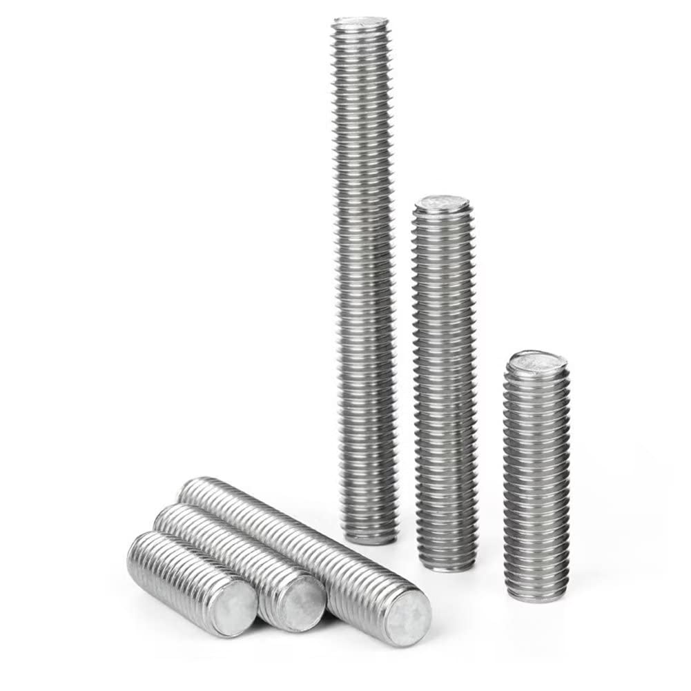 FEEIMOL Stainless Steel Fully Threaded Rod Bar Studs M18x120mm (1 pcs)