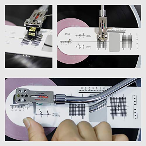 Turntables Adjustment Tools Set with Case, 6 in 1 Professional