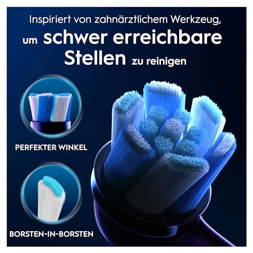 iO Aufsteckbürsten Ultimative Reinigung, Schwarz, 8 Stück