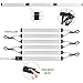 LE Dimmable LED Under Cabinet Lighting, 24W 1800lm, Under Counter Kitchen Lighting, Touch Control Closet Light, 48W Fluorescent Tube Equivalent, Warm White, All Accessories Included, Pack of 6