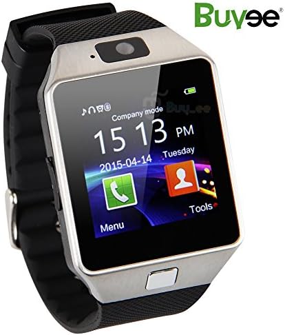 Buyee Dz09 1.54-Inch Wristwatch Smartwatch with Pedometer Anti-lost Camera for iPhone, Sansung, Huawei android Phones - Silver