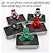 Marvel Heroes - Metal Fidget Spinner Toy Helps Focusing, Stress Reducer/Relief Perfect For Boredom EDC ADD Anxiety and Autism for Adult & Children, High Speed and Quiet Bearing (Spider-man Black)