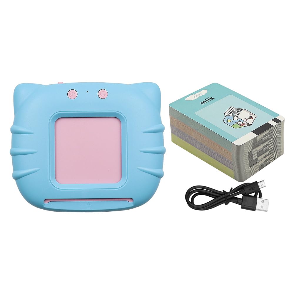 Tiardey Talking Flash Card Learning Game, 224 Words, Sound Learning Game, Interactiv, Pink