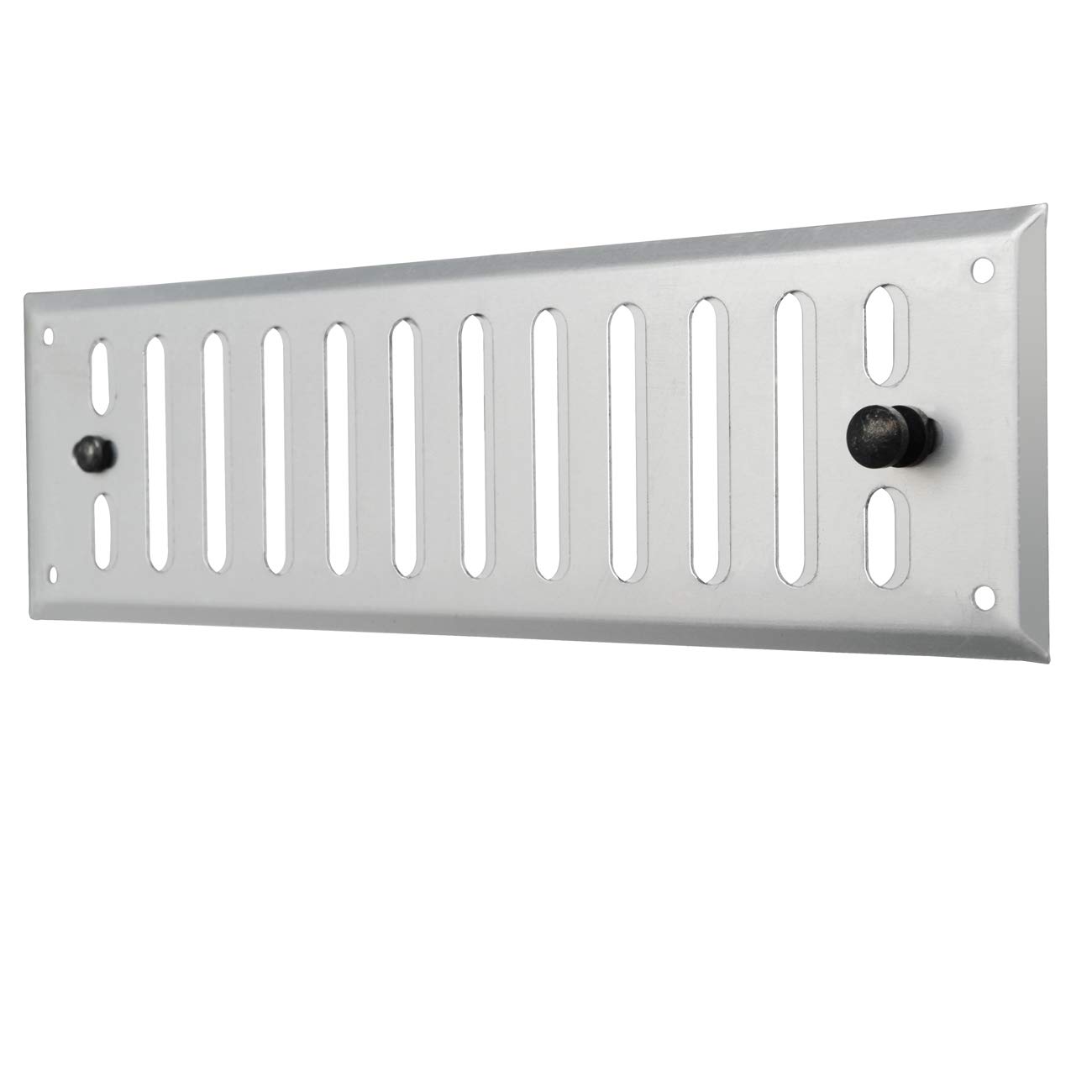 La Ventilazione GALD2407 Aluminium Rectangular Ventilation Grille with Metal Knob and Dispenser Size 240x70 mm — image 1