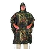 Fox Outdoor Products Ripstop Poncho, German Flectar/Camouflage