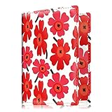 Fintie Passport Holder Travel Wallet - Premium Vegan Leather RFID Blocking Case Cover - Securely Holds Passport, Business Cards, Credit Cards, Boarding Passes, Poppy