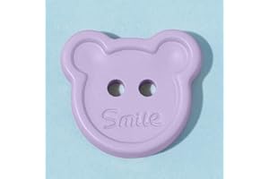 10Pcs Little Bear Buttons,Sewing Accessories Plastic Garment Ornaments Accessory for DIY(Color3)