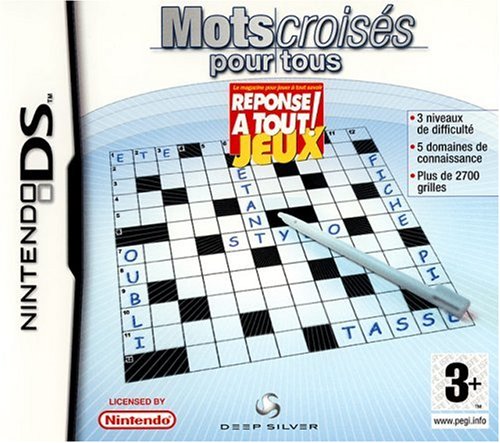 Mots croisés pour tous : Réponses à tout jeux
