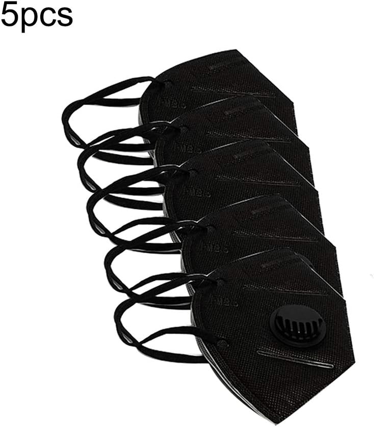 Warooma Air Pollution Mask Filter Reusable Military Grade Respirator Protection Face Respirator Activated Carbon Safety Mask for Outdoor Running,Cycling