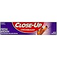 Close-Up Toothpaste, Refreshing Red Gel, Anticavity Fluoride, Cinnamon, 6 Oz (Pack of 4)