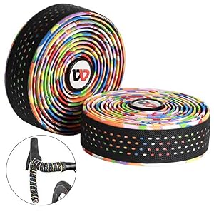 WESTGIRL Bicycle Handlebar Tape, EVA Non-Slip Shock-absorbing Road Bike Handlebar Tape Comfort Gel Padded, Durable…