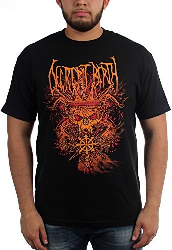 Decrepit Birth - Mens Skull King T-Shirt, Size: Large, Color: Black