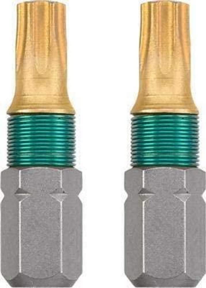 kwb 2 x TORX T20 Titanium Bits 25mm - Extended Lifespan and Versatile Fit