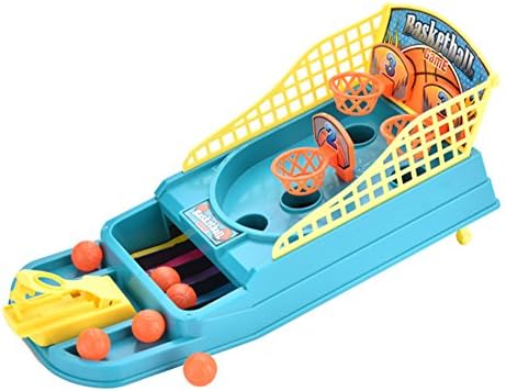 Phoetya Mini Basketball Shooting Machine Handheld Ball Games for Kids and Adults
