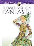 Dover Publications Flower Fashion Fantasies (Creative Haven Coloring Books) by Ming-Ju Sun
