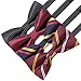 AUSKY Elegant Adjustable Pre-tied bow ties for Men Boys in Different Colors（1&4&5&6&8Pack for option (F)