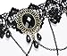 Arm Chain,Aniwom Gothic Black Lace Arm Cuff Bracelet Arm Chain Arm Choker Upper Armband Upper Arm Bracelet for Women...