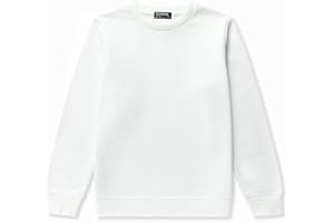 DOTDOG Unisex Youth Soft Brushed Fleece Basic Crewneck Pullover Sweatshirt for Boys or Girls (Age 3-12 Years)