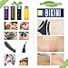 SanSiDo 17.63oz Brazilian Bikini Wax Hard Wax Beans Hair Removal Hot Wax Beads Painless Natural Ingredients Wax 5 Packs for Women and Men