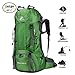 Bseash 60L Waterproof Hiking Camping Backpack with Rain Cover, Large Outdoor Sport Travel Daypack Rucksack for Climbing
