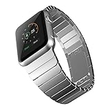 Apple Watch Band, ZoneYiLa® Stainless Steel Replacement Smart Watch Band Link Bracelet (Link Bracelet - Silver 42mm)