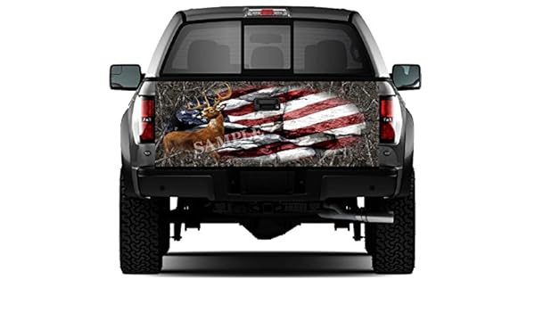 Amazon Com Crabtree Signs American Flag Buck Woodland Ghost