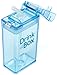 Precidio Design Drink in the Box Eco-Friendly Reusable Drink and Juice Box Container, 8oz (Blue)