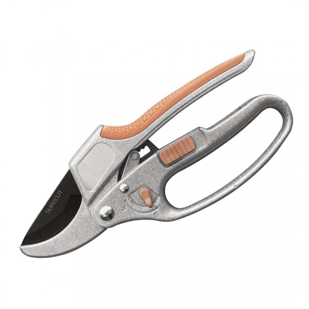 KS Surecut Hardwood Anvil Ratchet Secateurs